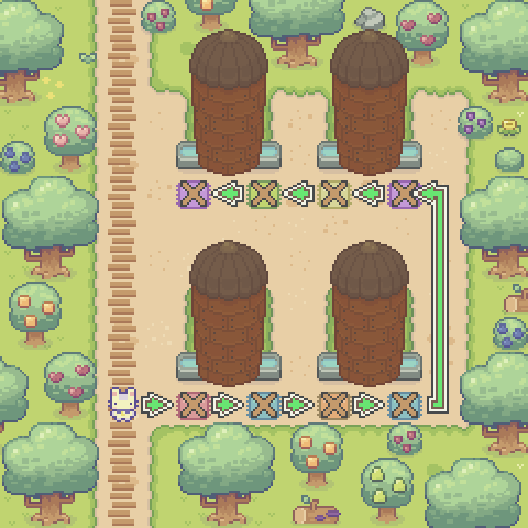 Map overview and path