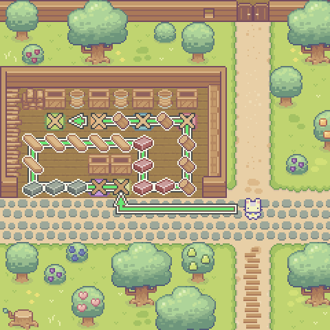 Map overview and path