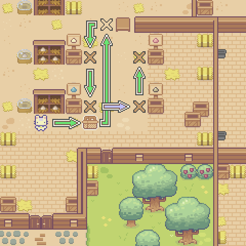 Map overview and path
