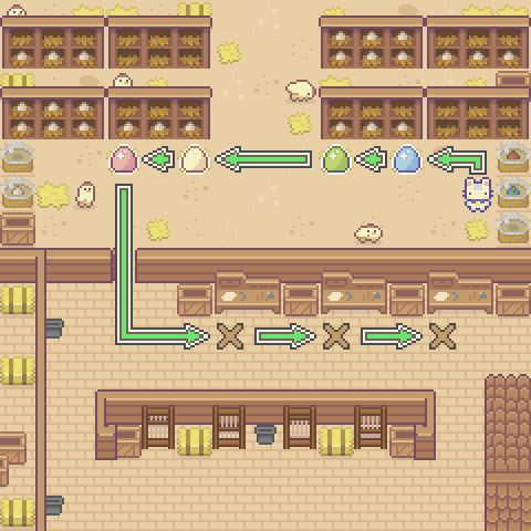Map overview and path