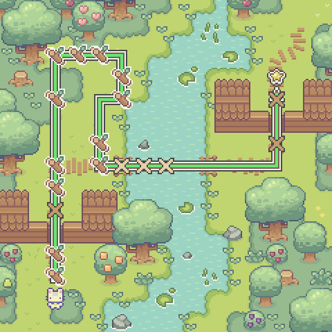 Map overview and path