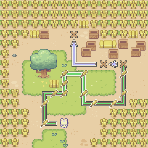 Map overview and path