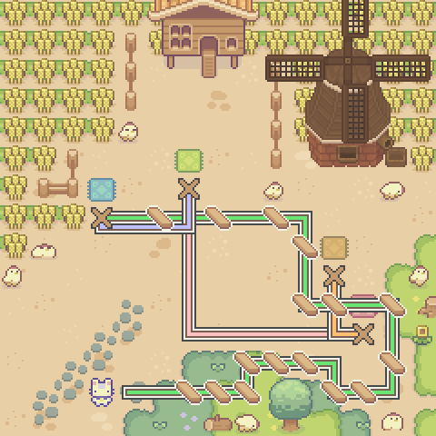 Map overview and path